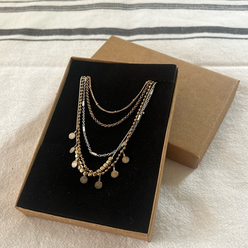 Vita Goods Co. Mixed Metals Layered Necklace